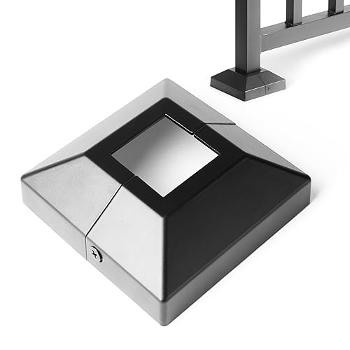 1.5"x1.5"(Actual: 1.5"x1.5") Deck Post Base Cover Decorative Post Base Trim