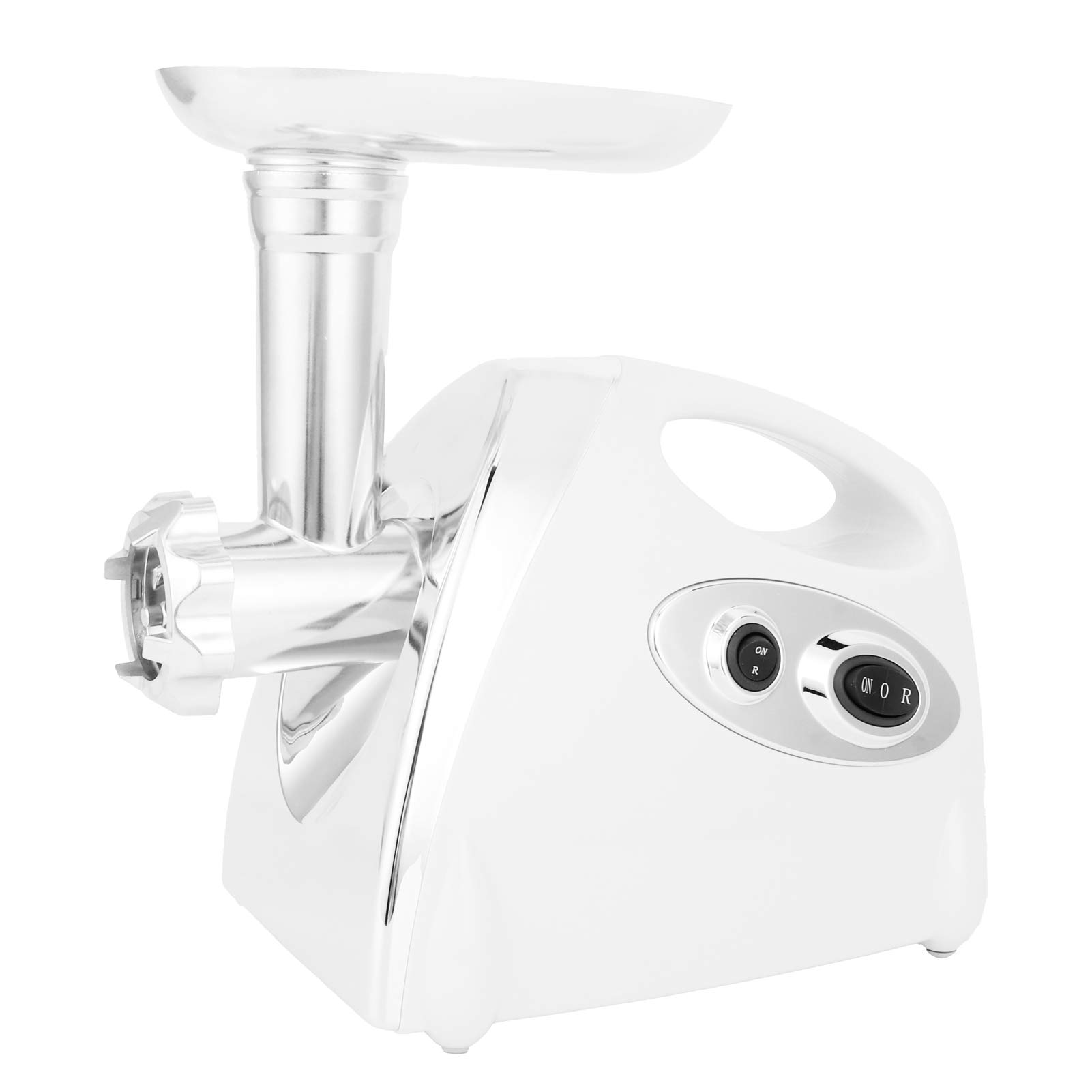 Fdit Picadora de Carne Eléctrica de 300W, Trituradora de Carne Multifuncional con Materiales de Grado Alimentario para Hacer Embutidos en Casa, 1.5-2 Kg/min, Acero Inoxidable 304