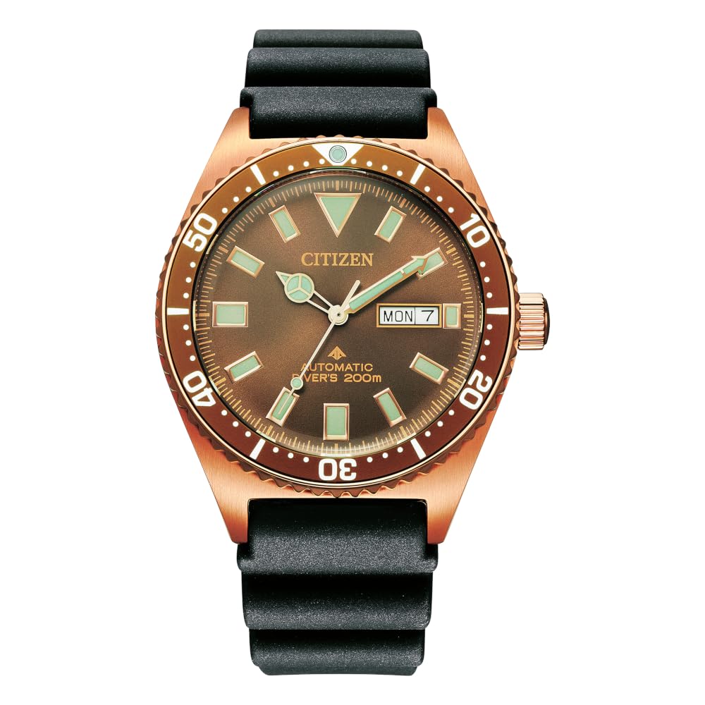 Citizen Promaster Automatic Brown Dial Mens Polyester Analog Watch NY0125-08W (B0BTV2CSN5) Amazon Price History, Amazon Price Tracker