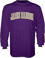 Vista 27 de Blue 84 NCAA Camiseta de Manga Larga para Hombre con Diseño Arqueado en Colores del Equipo