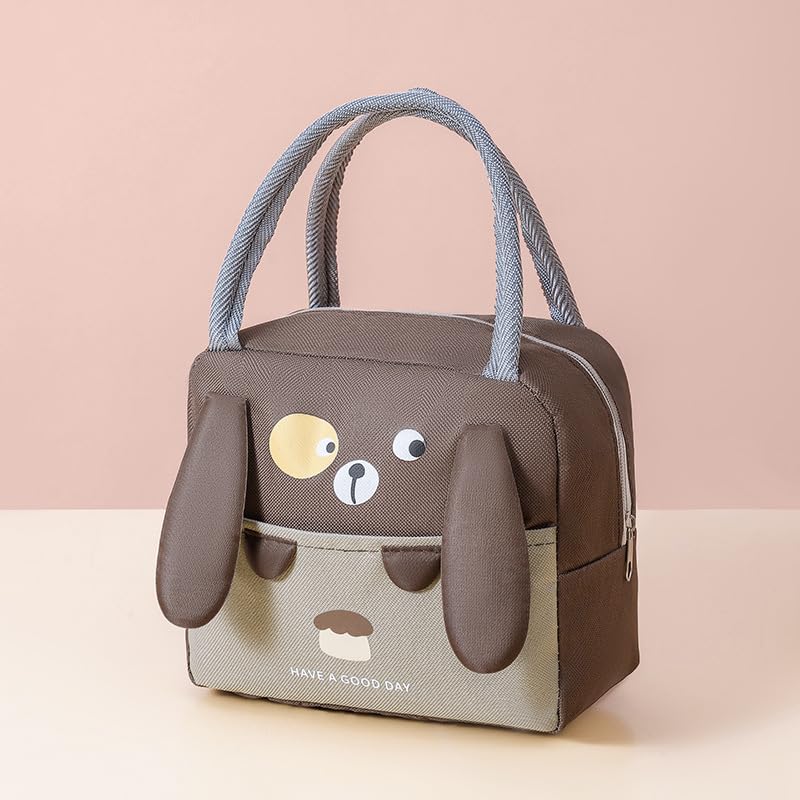 WUWYOUWL Lunch Bag,Cute Carton Insulated Lunch Box,Reusable Lunch Cooler Bags,Waterproof Lunchbag - Image 3