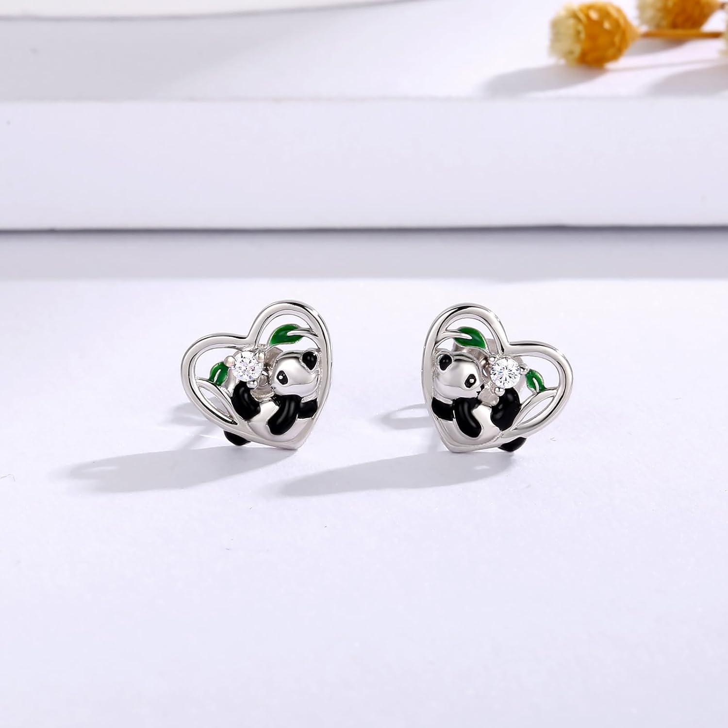 Hypoallergenic Animal Stud Earrings 925 Sterling Silver - Cute Animal Jewelry Gift for Young Ones