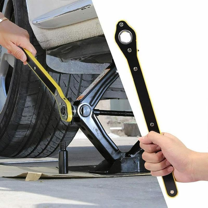 Clé à Cliquet Croisée Économique Pneu – Bras De Force 360° – Démontage Roue Voiture Moto SUV
