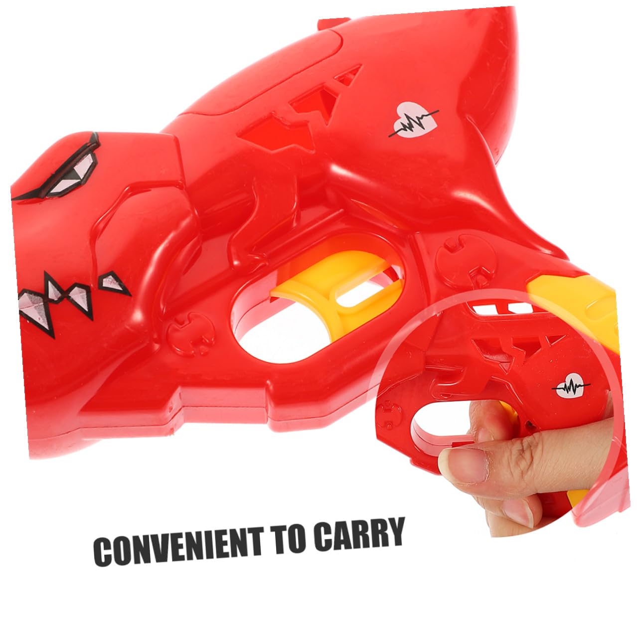 Porta Lecca di Dinosauro in Plastica Rosso Facile da Usare Design Creativo per Feste e Ragazzo Ragazza Divertente Giocattolo