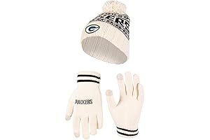 Packers Winter Knit Hat & Touchscreen Gloves Set