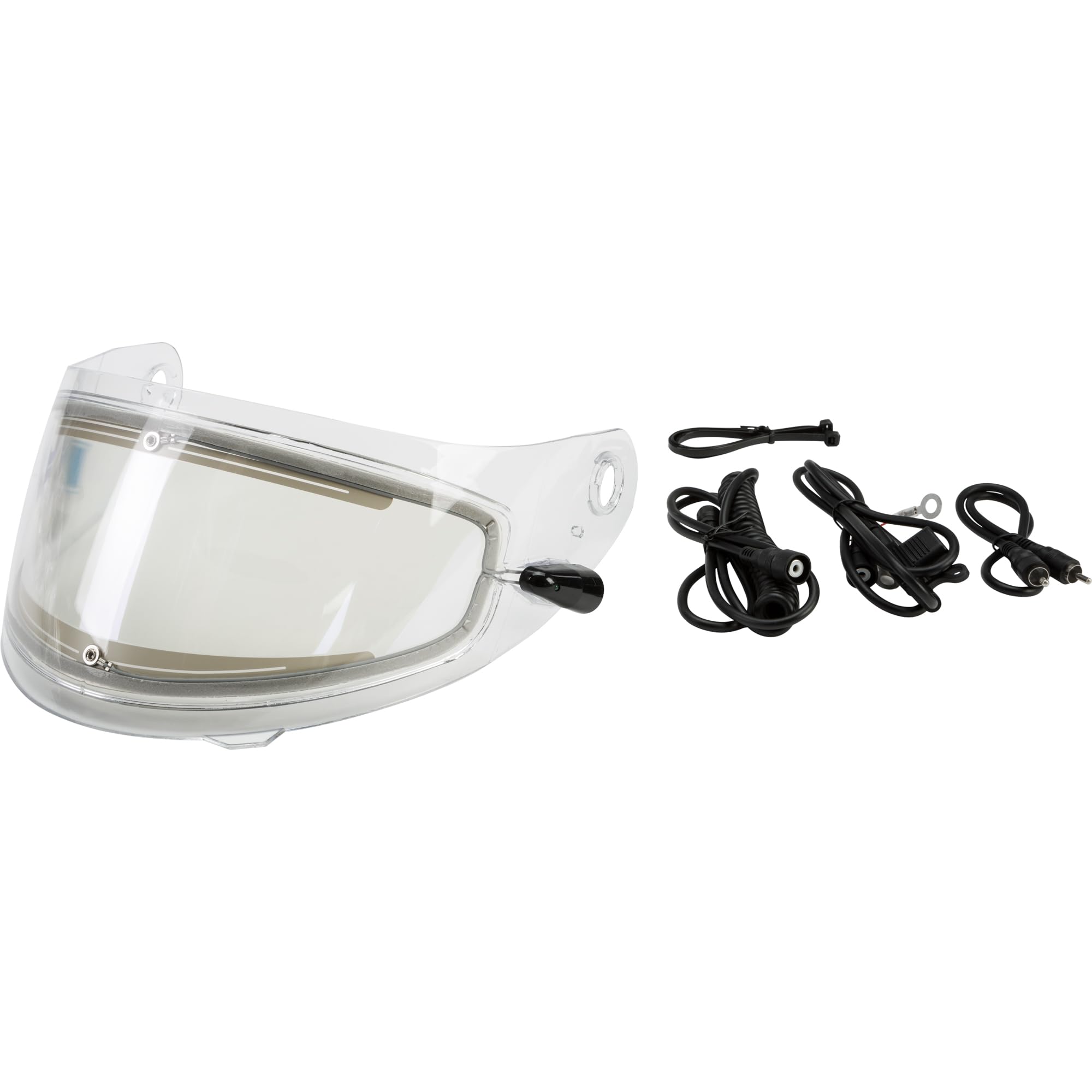 GMAX GM-64/MD-01 Shield Electric Lens with Cord Kit Street Motorcycle Helmet Accessories - Clear/One Size