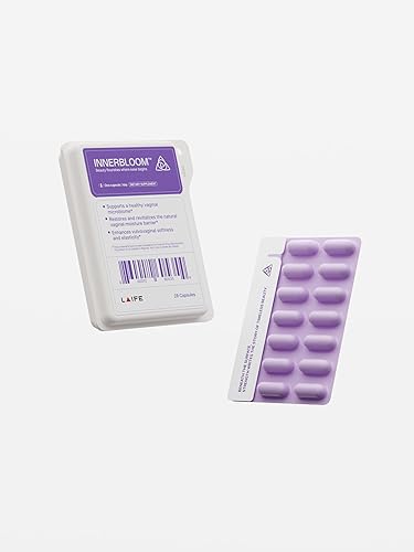LAIFE InnerBloom  con probióticos, damiana, linaza, extracto de arándano, urolitina A y creatina
