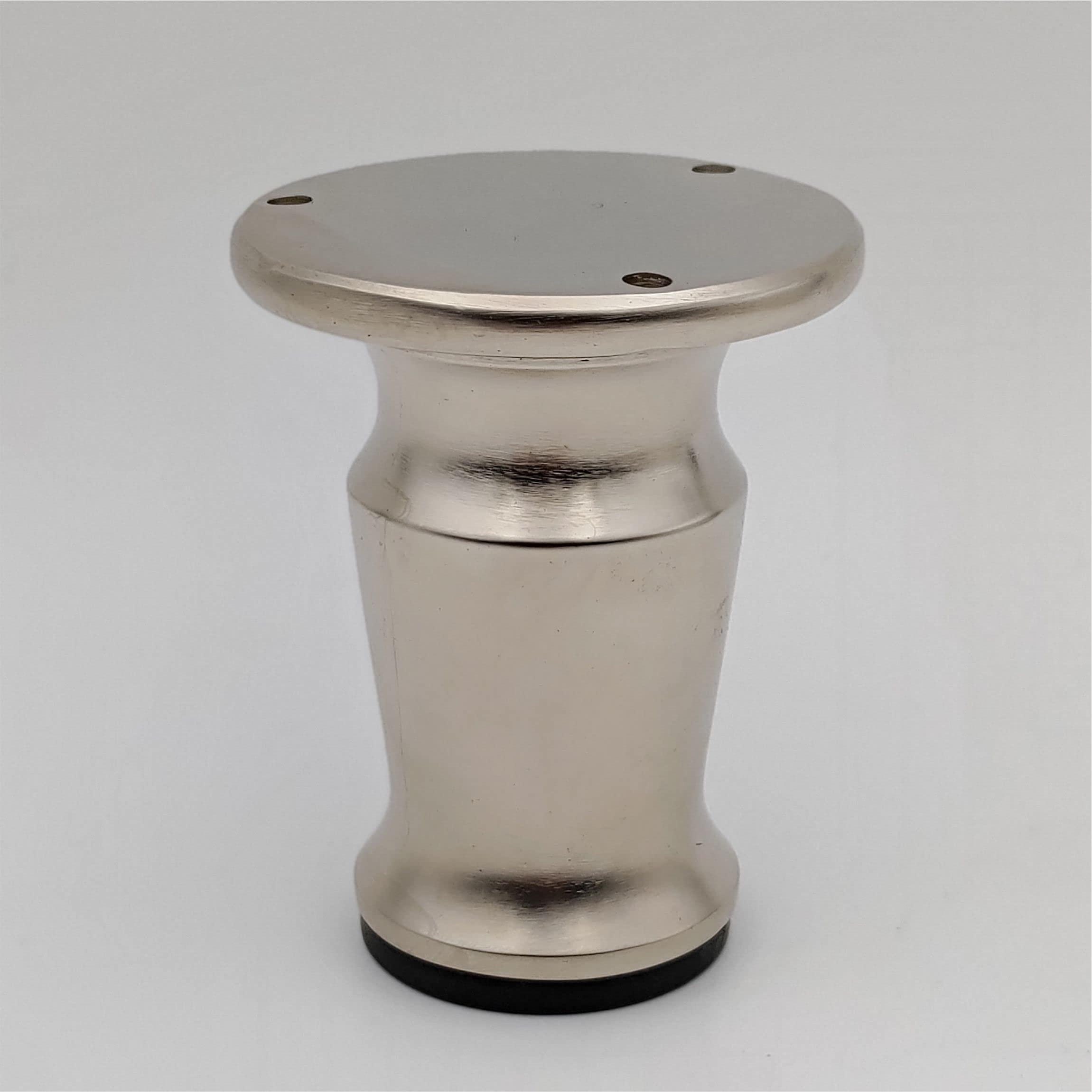 ABVINSilver Metal Furniture 3" Legs, Modern Style Coffee Table Sofa Feet Kitchen Table Legs Bathroom Cabinet Cupboard Feet, Furniture Hardware ( 1 Piece )