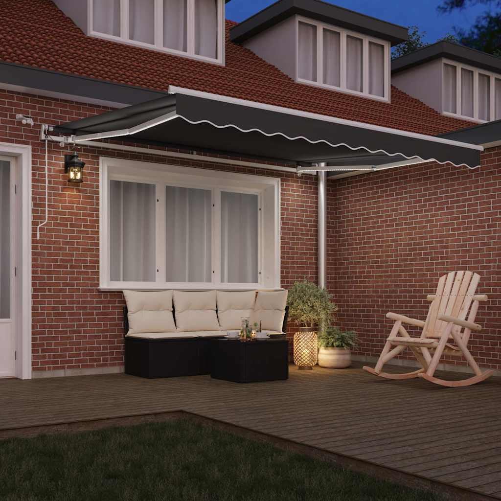 Marco de toldo blanco de aluminio 3 x 2,5 m, extensible con manivela para balcón, terraza, jardín, protección solar, privacidad y uso exterior resistente a la intemperie