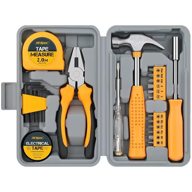 Kit de herramientas manual 24 piezas Jyving miniatura 1