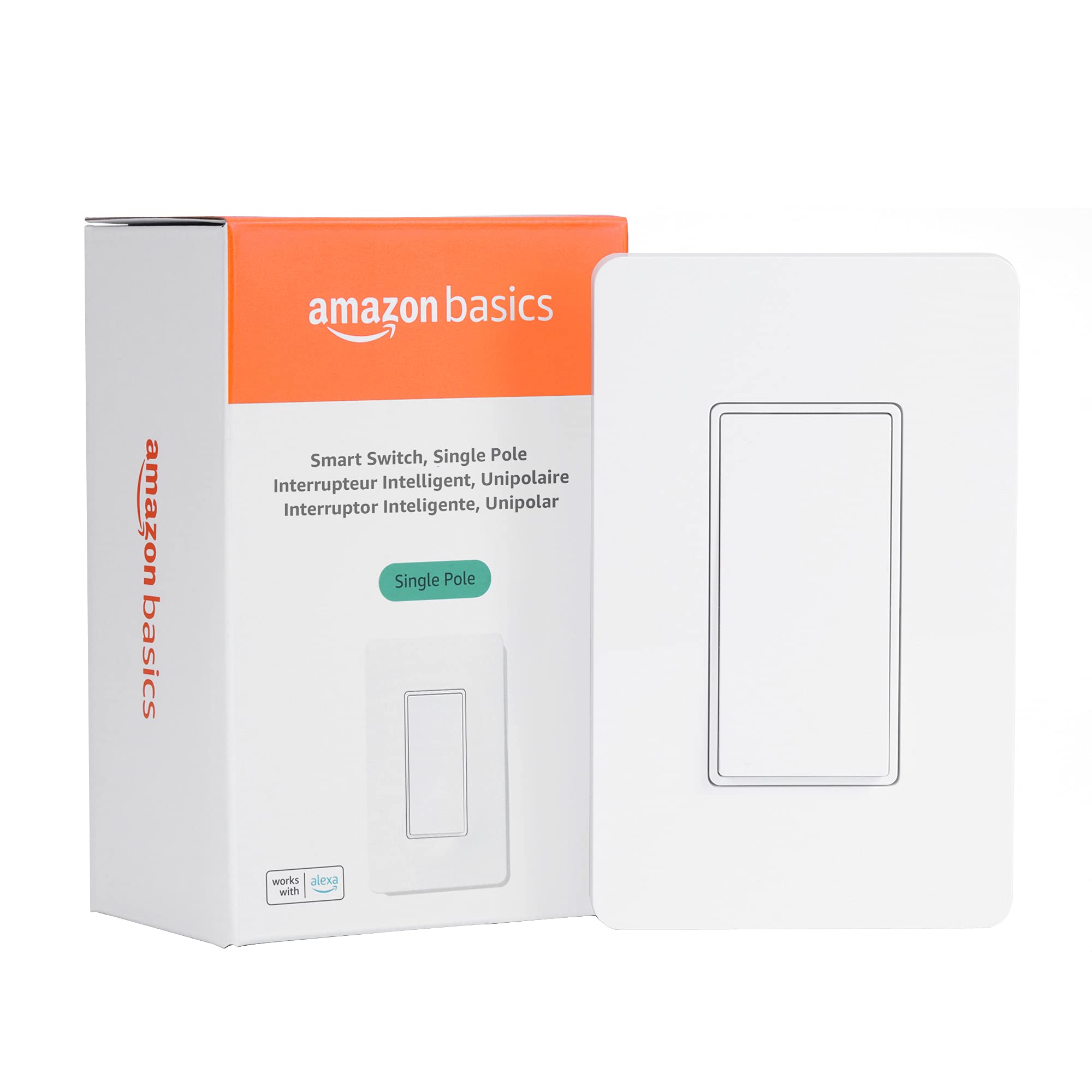 Amazon Basics Smart Light Switch, Single Pole