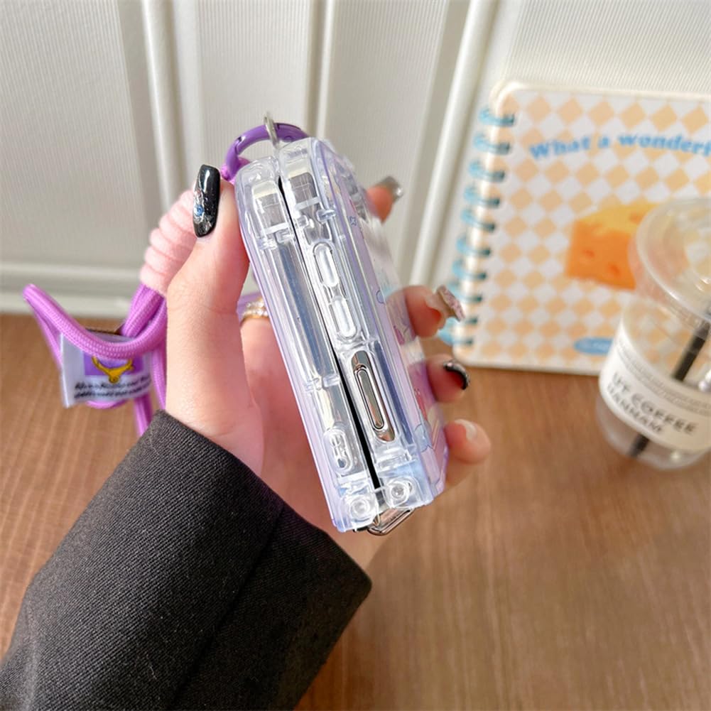 Amazon.com: GO-VOLMON Girly Case for Galaxy Z Flip 4 Cute