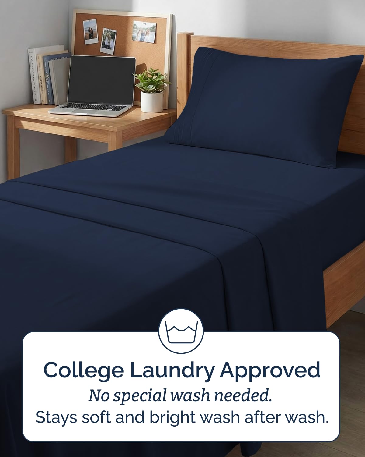 Amazon｜ツインXLシーツセット 3点セット 大学寮の部屋のベッドシーツ