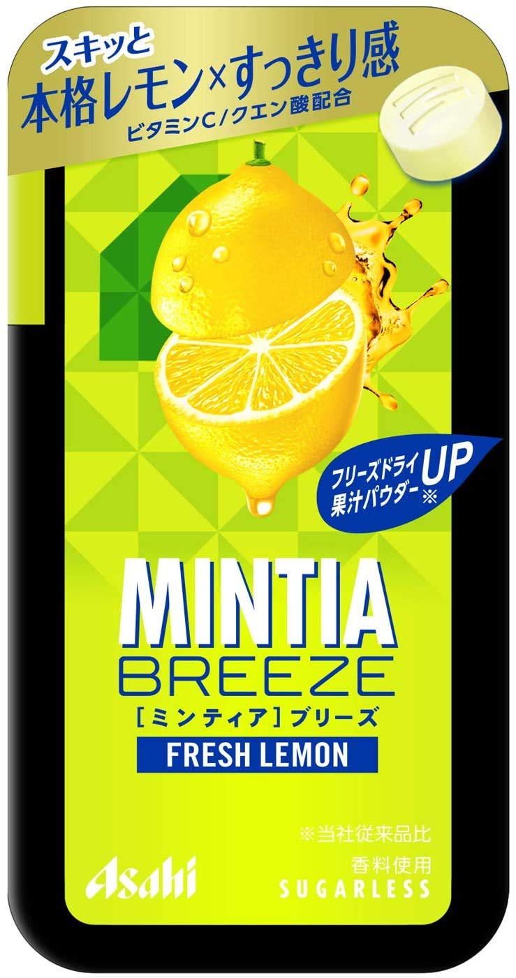 Amazon | アサヒフード ミンティア ブリーズ フレッシュレモン 30粒×24