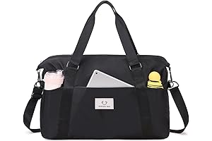 Gym Bag for Women with Trolley Sleeve | Travel Duffel Bag for Carry On