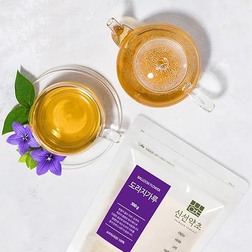 Miniatura 4 de K-Herb Polvo de raíz de flor de globo coreano  10.58 oz  1 paquete, hierba natural para prevenir el frío,