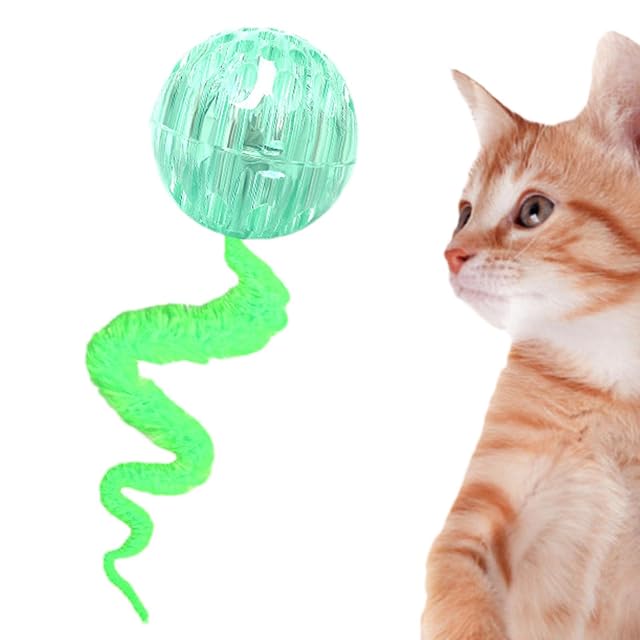 Foto 7 de 8 de ZAGARO Pelota Hinchable con Juguetes para Gatos con Cola, para Gatos con