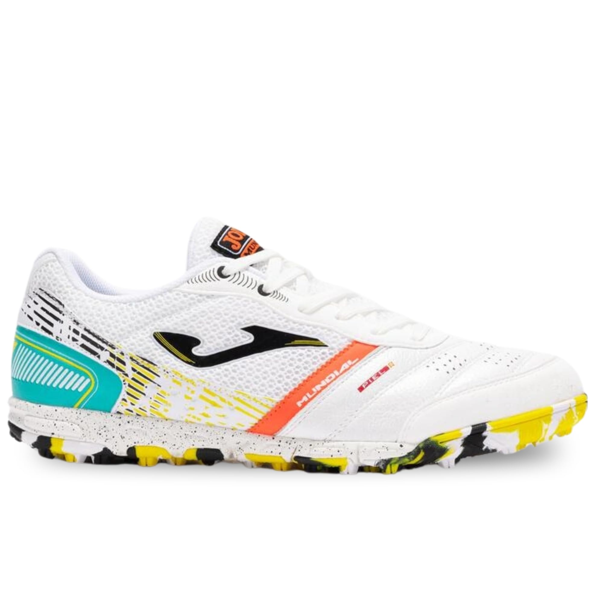 Joma Mundial 25 Turf Code MUNS2502TF białe buty piłkarskie, biały, czarny, wielokolorowy, 45 EU