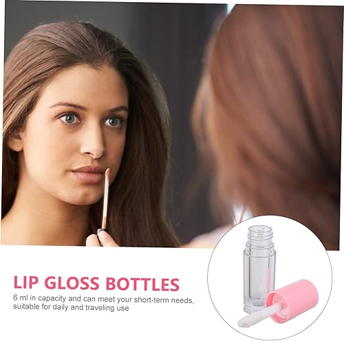 10pcs Empty Lip Gloss Tubes Lip Oil Bottles Travel Balm Bottles Easy to Refill