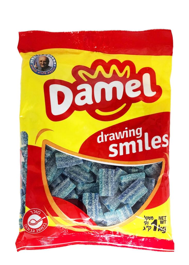HOLY SPICE Damel Bulk Candy (Sour Blue White) 2.2 Pounds