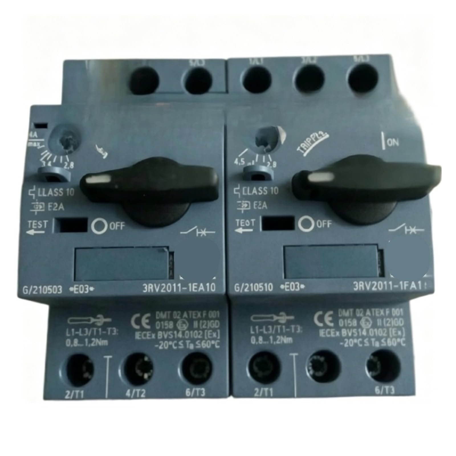 Disjoncteur de Protection Moteur 3RV2011-1FA10 Tripolaire Interrupteur Magnétothermique