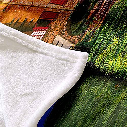 Couverture canapé lit flanelle 150x200cm pour déplacements et voyage
