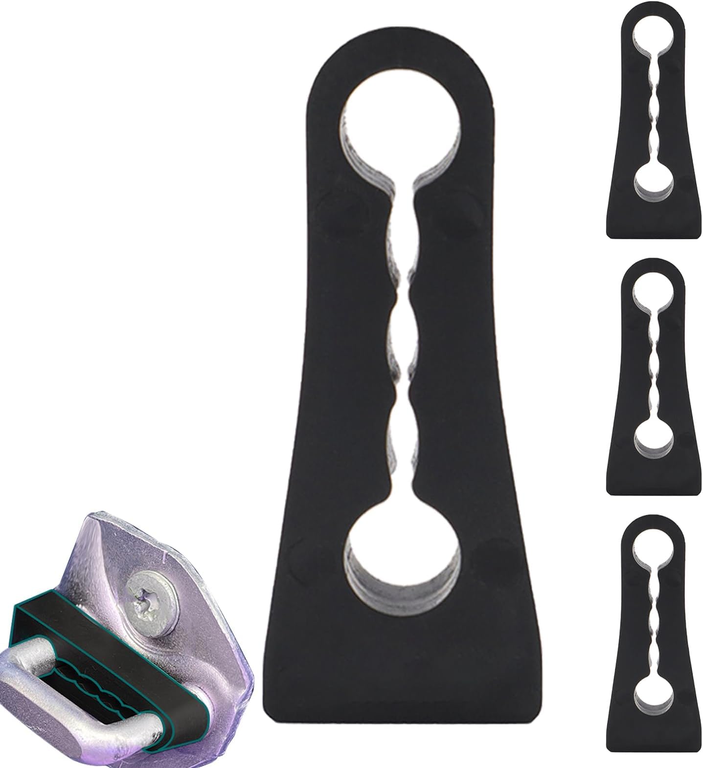 4pcs Door Lock Shock Absorber, Compatible with Lexus IS ES, Car Accessory