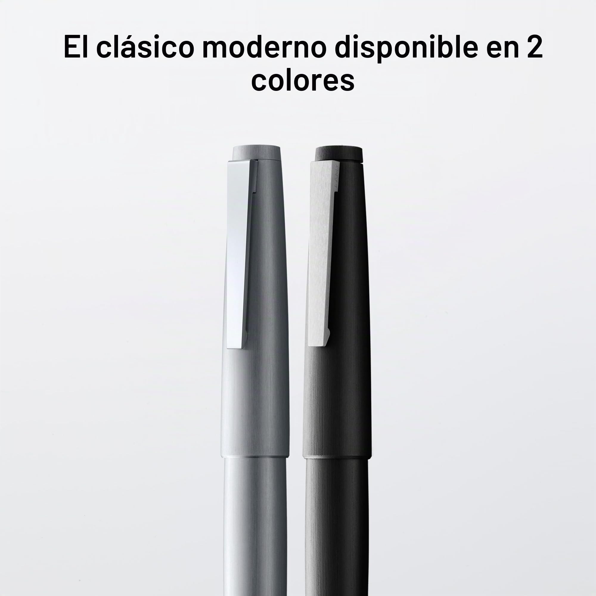 Lamy 2000 black roller - elegante con cuerpo robusto de policarbonato - equilibrado perfectamente y con ancho de trazo M - con recambio roller M 63 en negro
