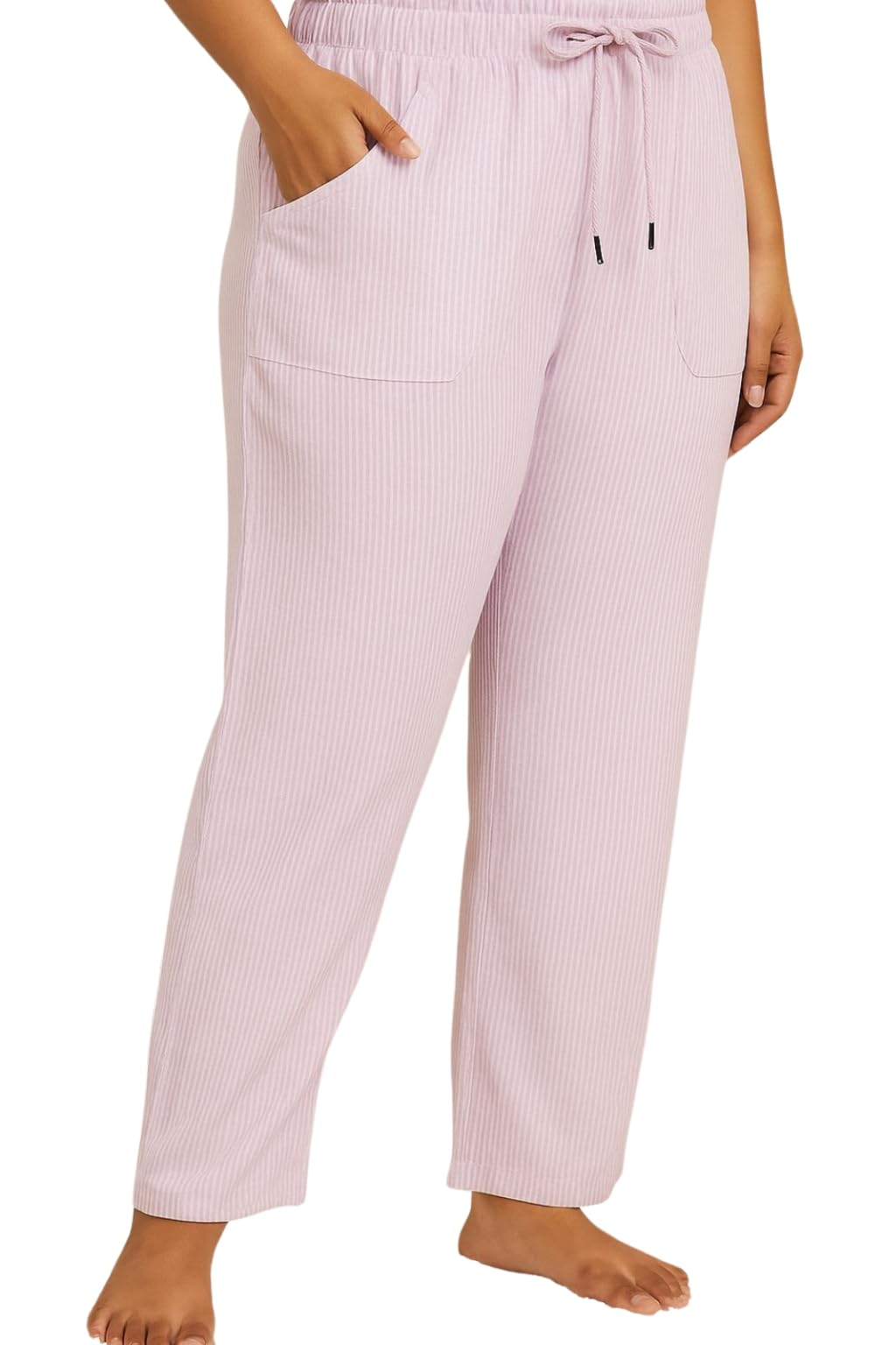 cupid Women’s Regular Fit Cotton Striped Pajama Pants, High Waisted, Perfect for Night Wear Ladies_L to 5XL-picture-18