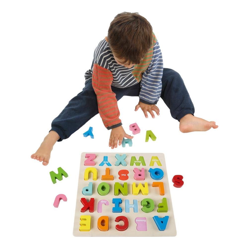 Buy Premium Wooden Alphabets Puzzle Board Toy, Educational and Learning