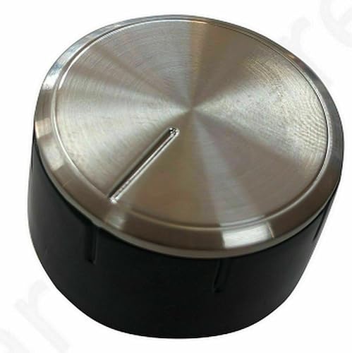 Aspares Bouton de four pour cuisinière Bosch 616100 Argenté/noir