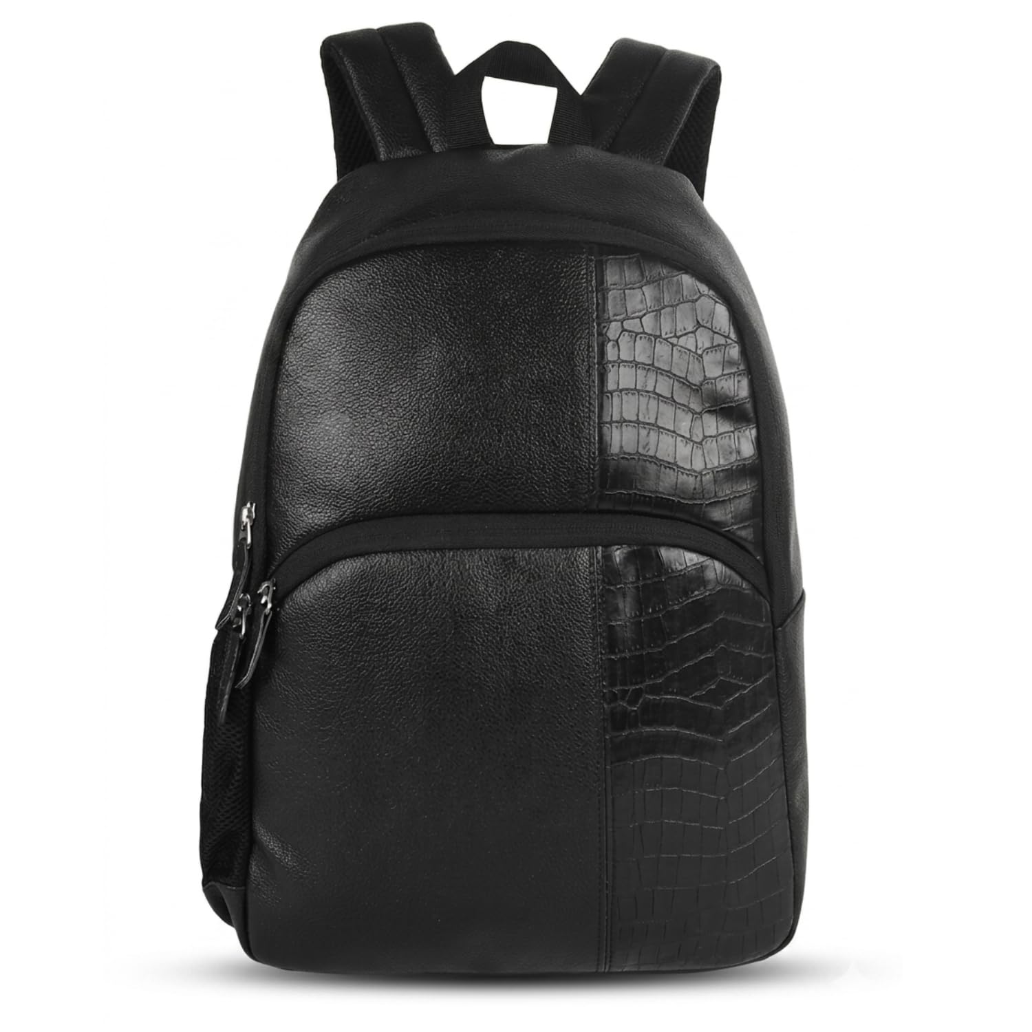 martucci Vegan Leather Croco Laptop Backpack | Unisex Stylish Office, College & Travel Bag | Water Resistant with Laptop Sleeve (Fits up to 15.6 Inch Laptop)-picture-27