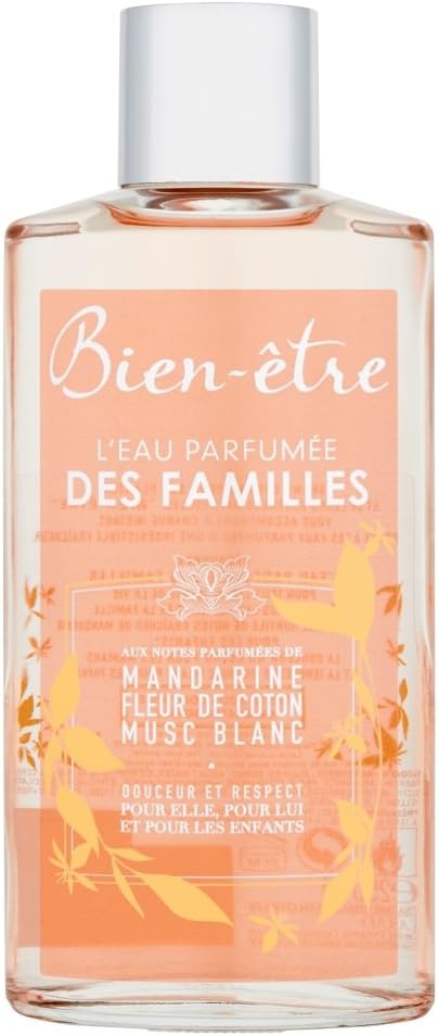 Well Be Family Water Scented White Musk Scent with Notes of Mandarin/Cotton Flower – 250 ml
