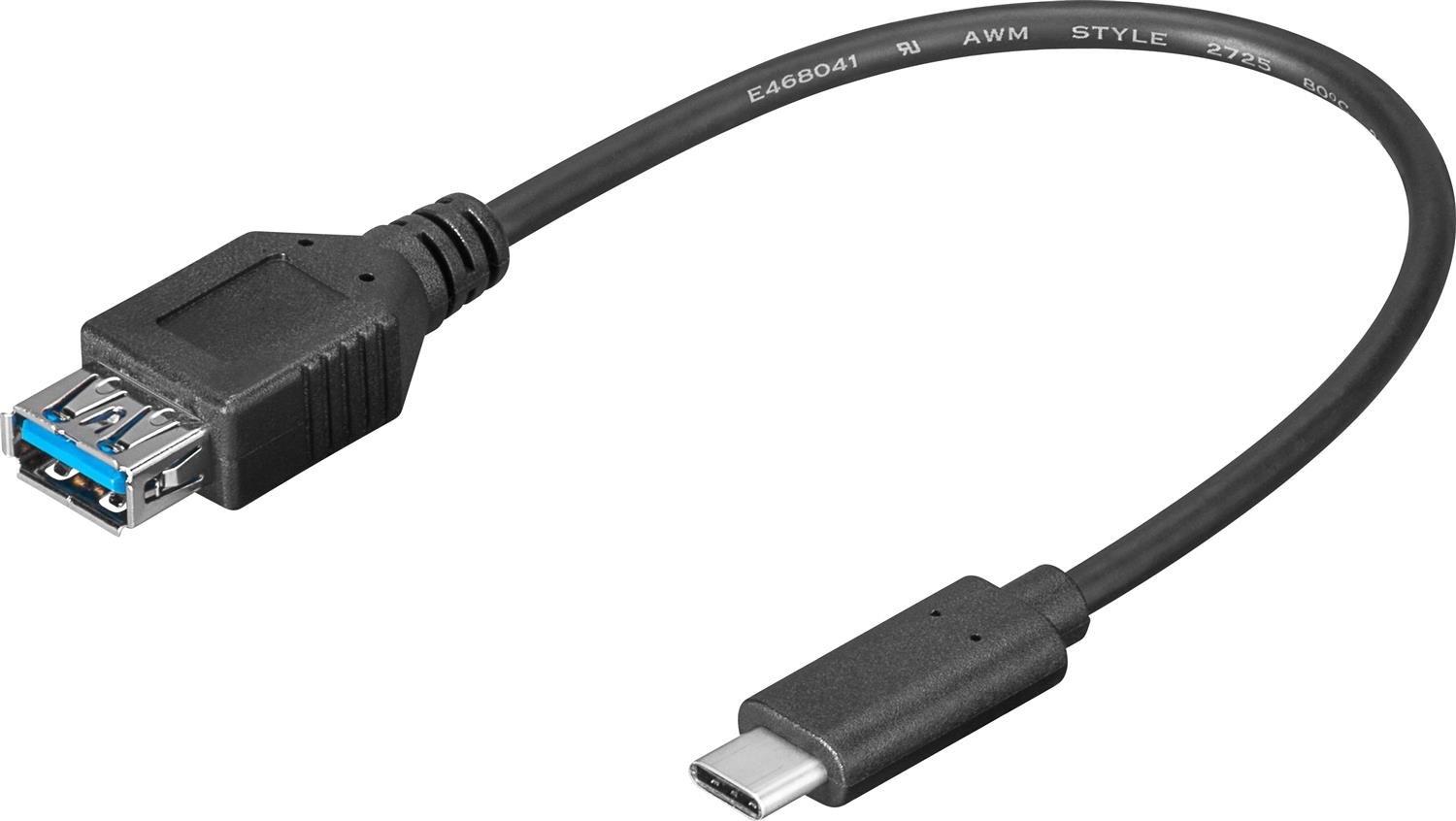 USB 3.0 SuperSpeed USB-C USB-A Adapter 0.2m 67894