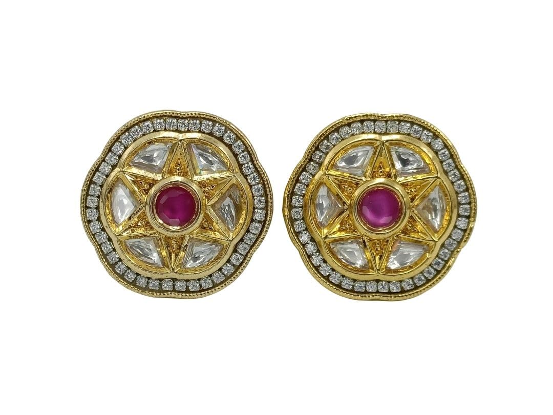 See full amazon price history chart for BLACKBOX Pink & Gold Flower shape Traditional CZ Kundan Stud Polki Earrings For Women & Girls|Stylish & Fashionable Earing|Accessories Jewellery for Women|Best Gift for Birthday, Anniversary & Wedding BLACKBOX Pink & Gold Flower shape Traditional CZ Kundan Stud Polki Earrings For Women & Girls|Stylish & Fashionable Earing|Accessories Jewellery for Women|Best Gift for Birthday, Anniversary & Wedding (B0CKN8XBVM) Amazon Price History, Amazon Price Tracker
