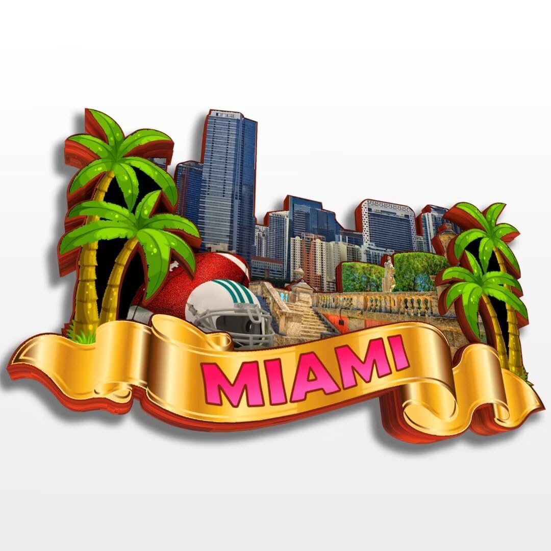 South Beach Miami Beach Florida USA Koelkast Magneet