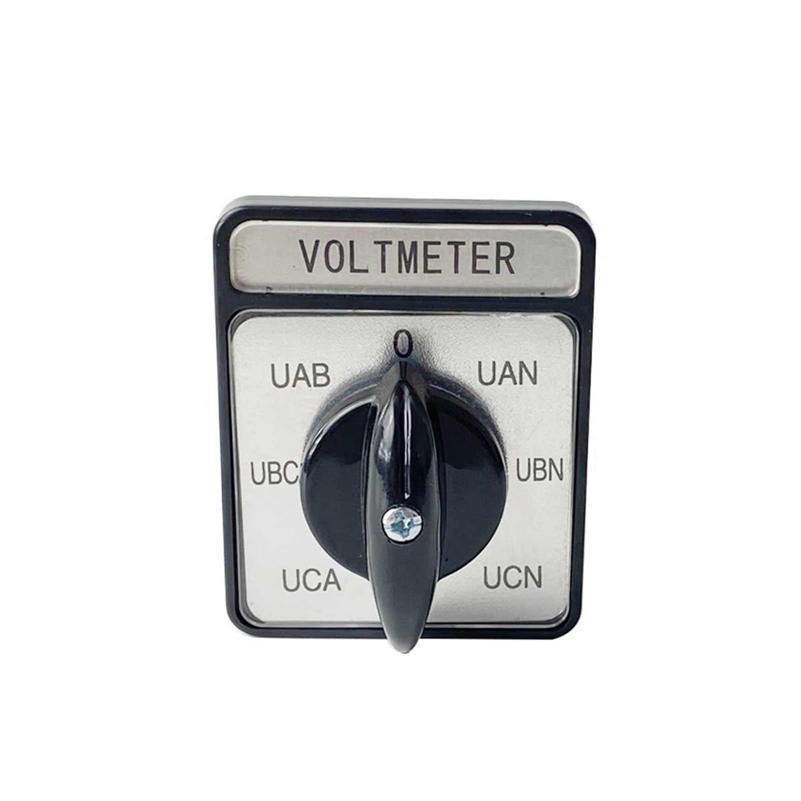 IDGTTLDF CA10 Voltmeter Cam Switch 3 Phase 4 Wire 7 Position 20A 690V Changeover Rotary Selector 12 Terminals LW26 YMW26