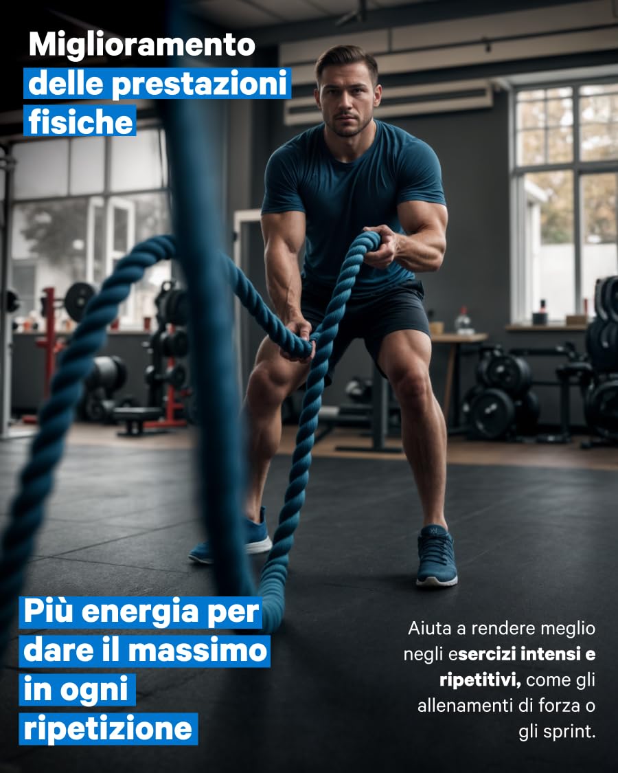 Creatina Monoidrata Pura in Stick 3000 mg | Integratore per Palestra: Forza, Massa Muscolare, Resistenza, Recupero, Energia e Agilità Mentale | Vegana, Senza Glutine, Non OGM | Per Uomo e Donna