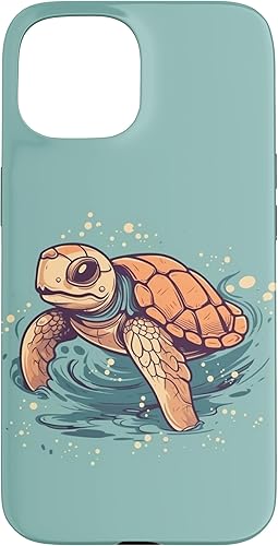 Miniatura 10 de Funda para iPhone SE (2020)  7  8 Cute Kawaii Sea Turtle in the Ocean