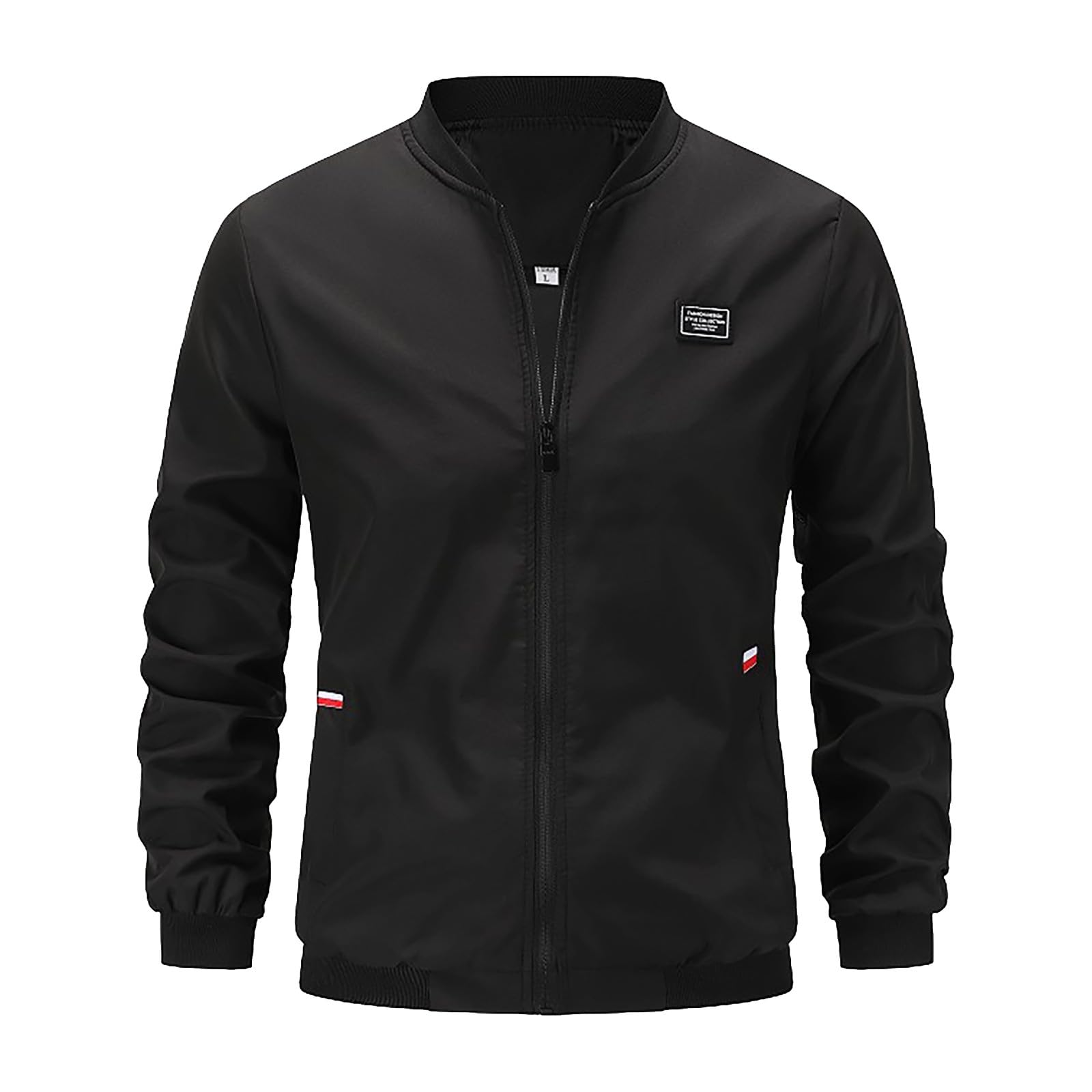 NJKHMCFTIRMen's Bomber Jacket Stylish Lightweight Softshell Flight Spring  Fall Casual Jackets for Men Fashion Coat