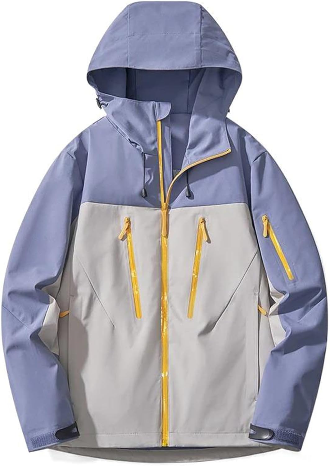 HSQIBAOER Men's Rain Coat Hiking Camping Trekking Unisex Sporty Jackets For Man