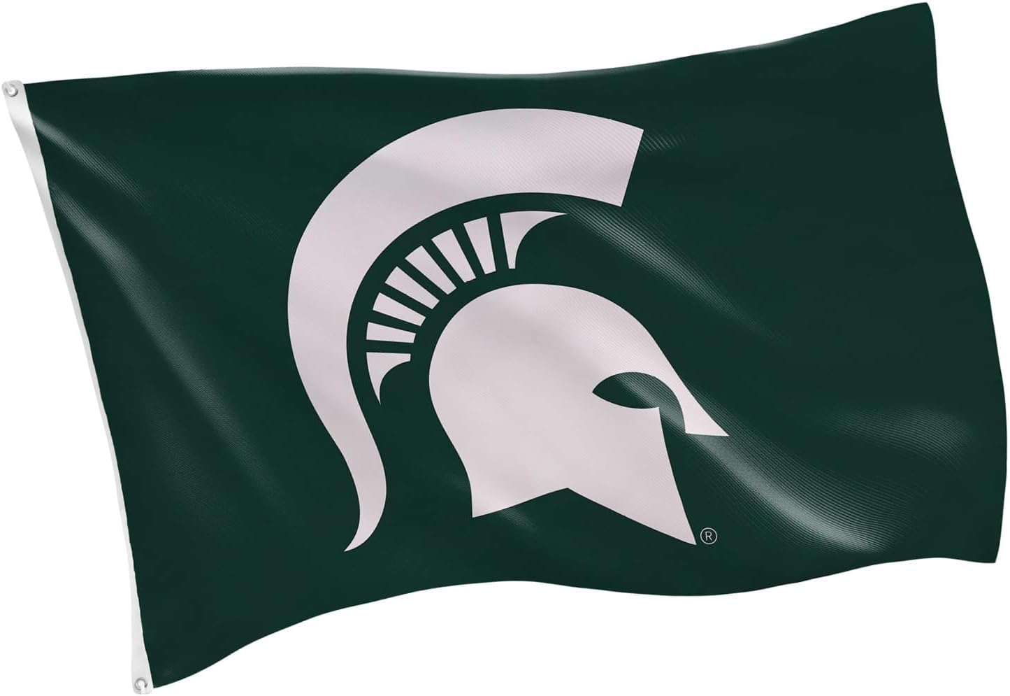 NCAA Michigan State University Flag with Grommets, 3'x5' MSU Spartans Outdoor College Flags & Banners for Garden Patio Indoor Wall Décor