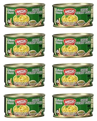 Maesri Thai Green Curry Paste - 4 Oz (Pack of 8)