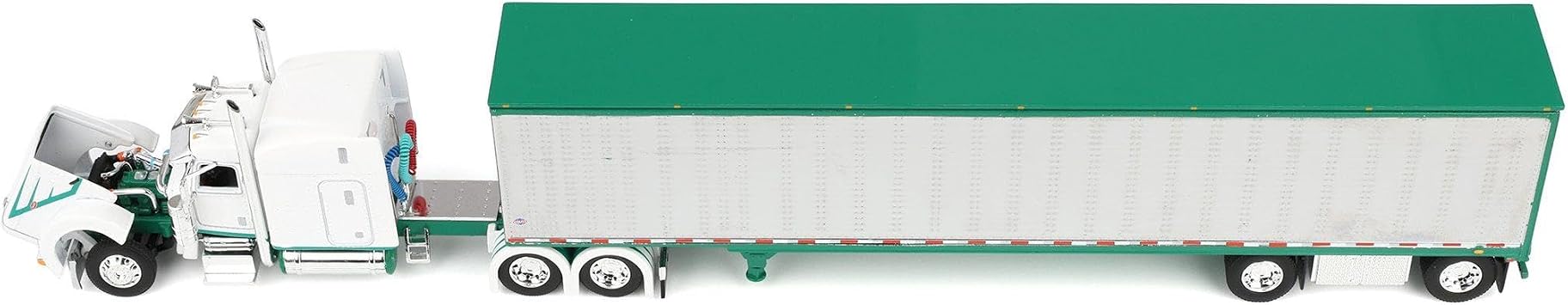 First Gear DCP 1/64 Peterbilt 389 Mid-Roof Sleeper Semi Truck with 53ft Utility Trailer 60-2192