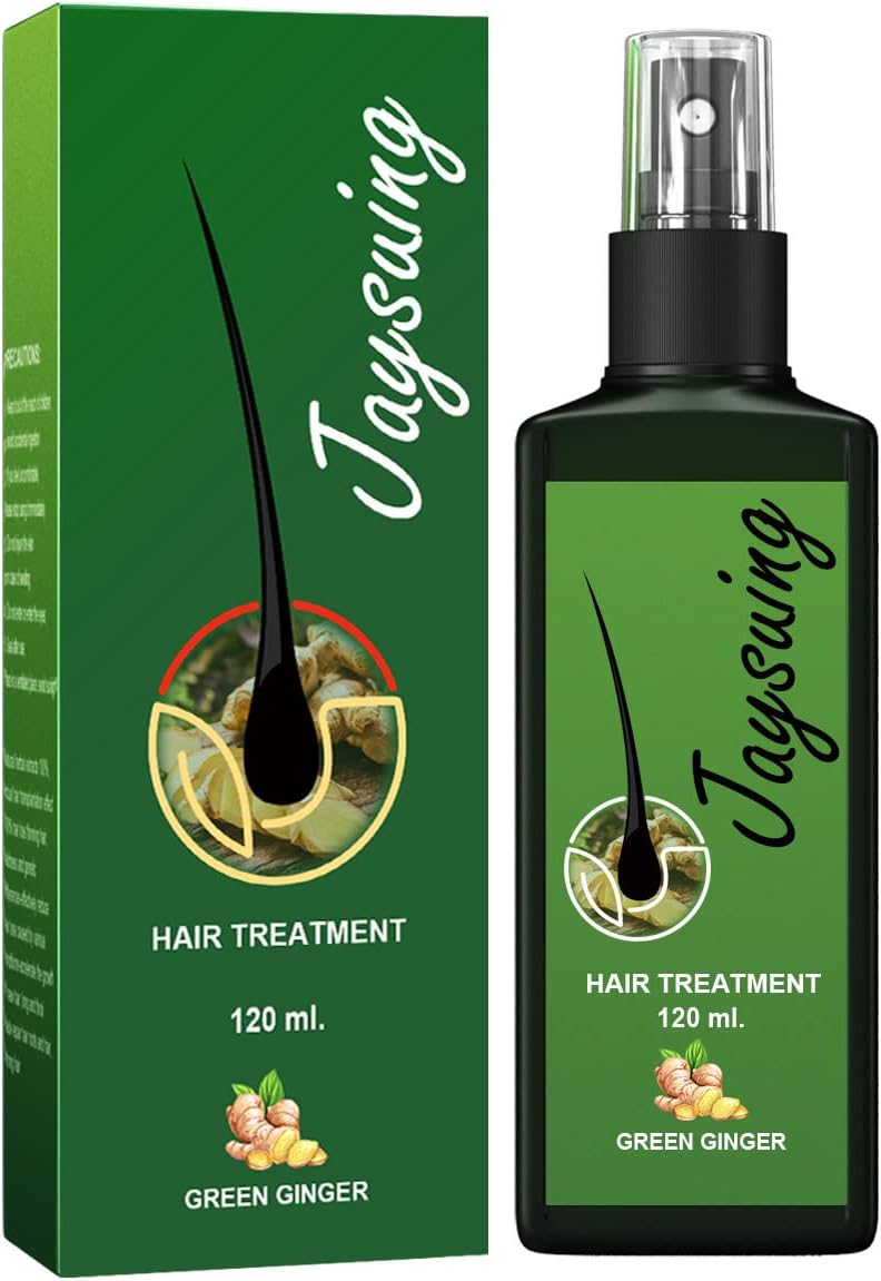 JAYSUING Hair Treatment Spray - Revitalize and Nourish with Natural Ginger Extracts - Restores Shine and Strength - Ideal for All Hair Types - 120ML