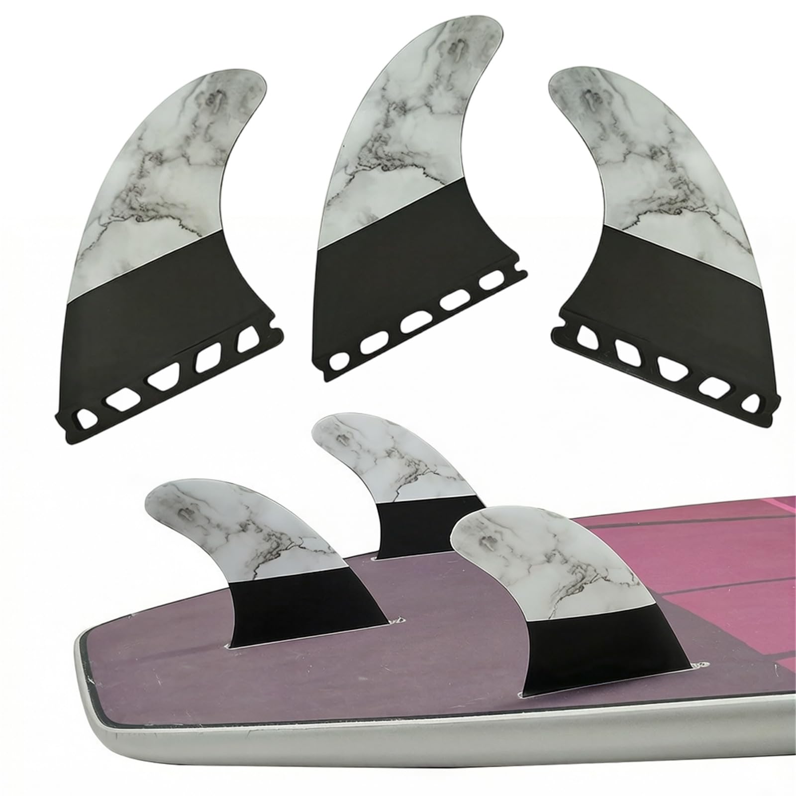 Tavola da Surf Rimovibile con Pinna caudale, Design Antiscivolo