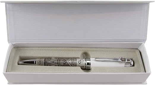 Eastern Star Masonic Quality Heavy Weight Ballpoint Pen Gift Box Set
