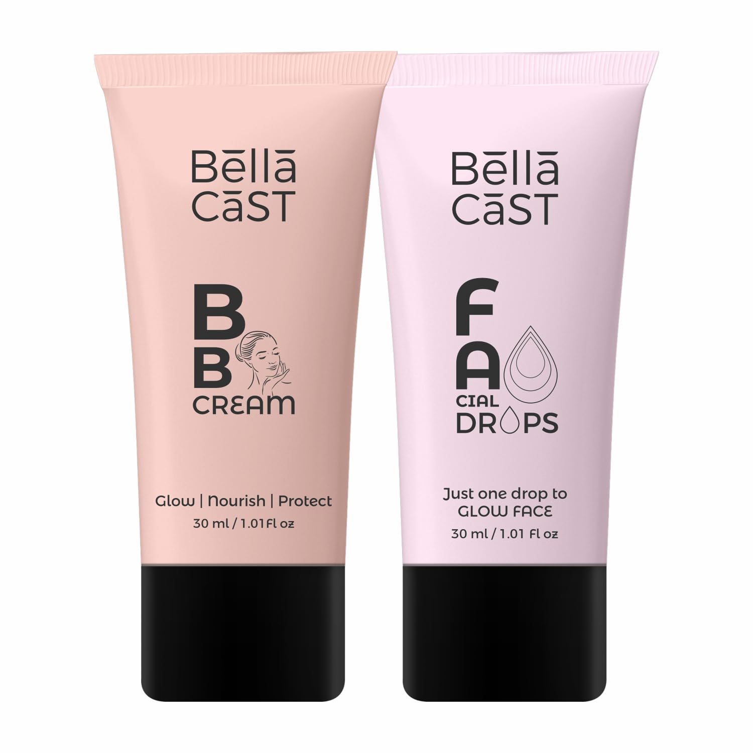 Combo of Facial Drop Facewash and Hydrating BB Cream for Clear and Glowing Skin along with Makeup Coverage