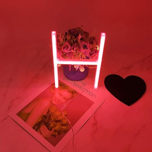 Miniatura 4 de Letrero de neón, letras de neón, letras del alfabeto de neón iluminadas, letras con luces LED, letras de marquesina iluminadas, batería USB, color