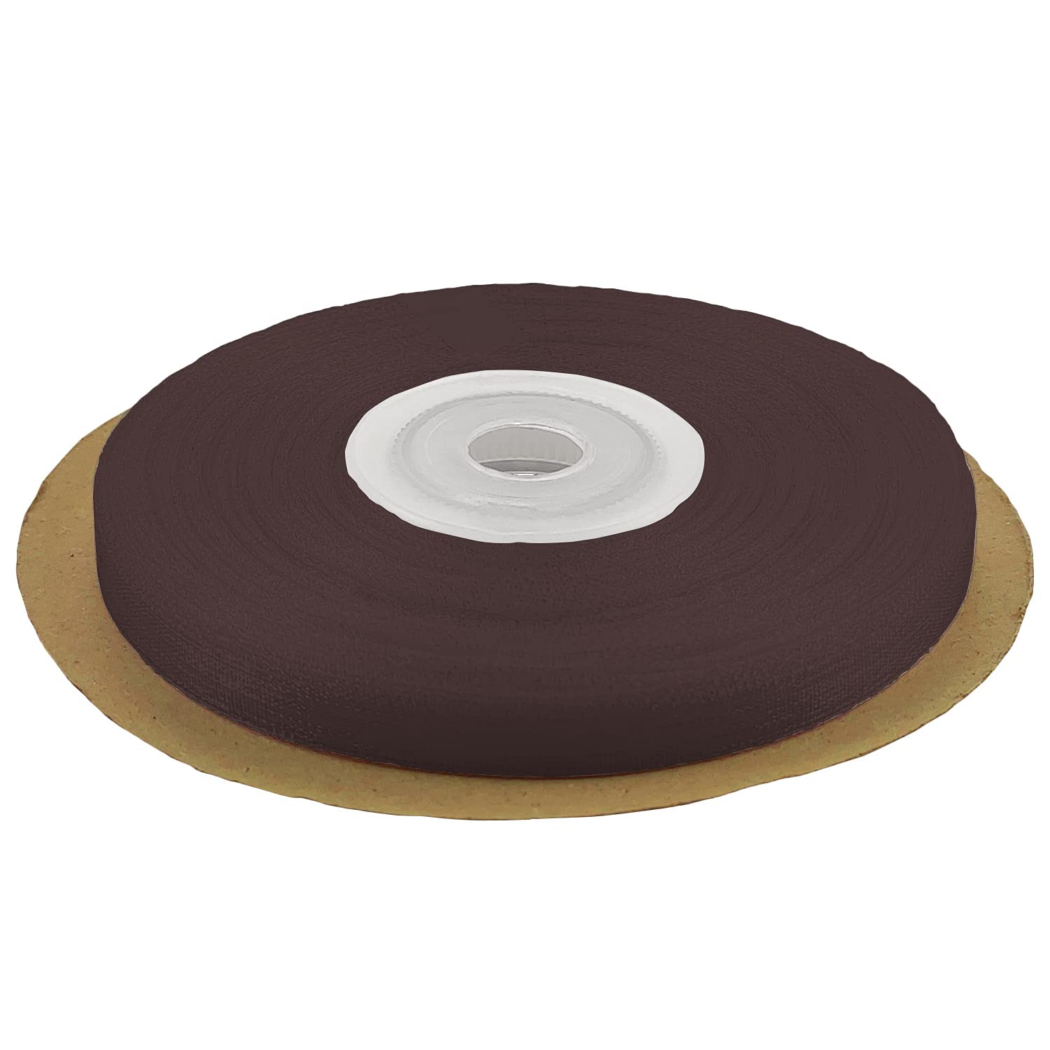 Netuno 1 roll of Satin Organza Ribbon Brown 6 mm x 32 m (0.24 in x 12.6 in) Decorative Fabric Ribbon for Gifts Crafts Weddings Communion Baptism Christmas Birthdays Wrapping Scrapbooking DIY